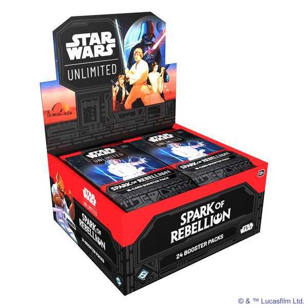 Star Wars: Unlimited - Spark of Rebellion Booster Display Set 1 (24 packs)