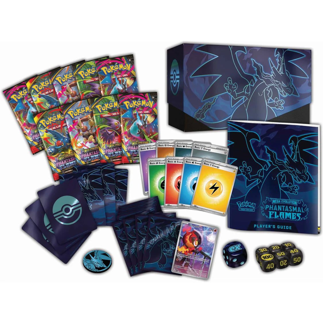 Pokémon TCG: Mega Evolution Phantasmal Flames - Elite Trainer Box (ETB) (English)
