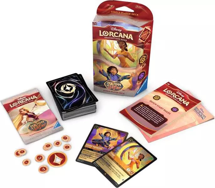 Disney Lorcana TCG - Reign of Jafar Starter Deck (Amber & Amethyst) - Set 8