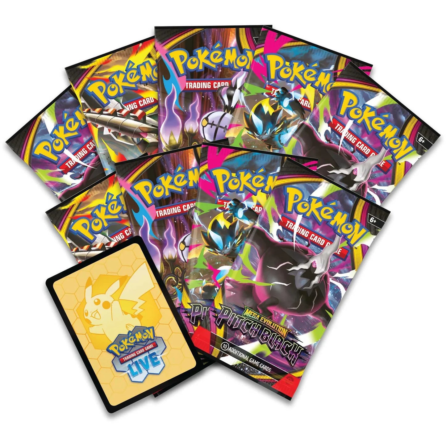 Pokémon TCG: Mega Evolution Pitch Black - Elite Trainer Box (ETB) (English)