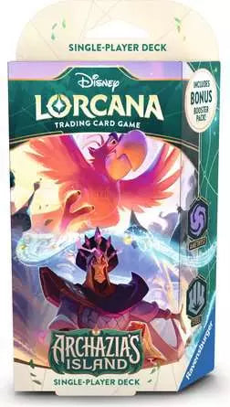 Disney Lorcana TCG - Archazia's Island Starter Deck (Amethyst & Steel) - Set 7