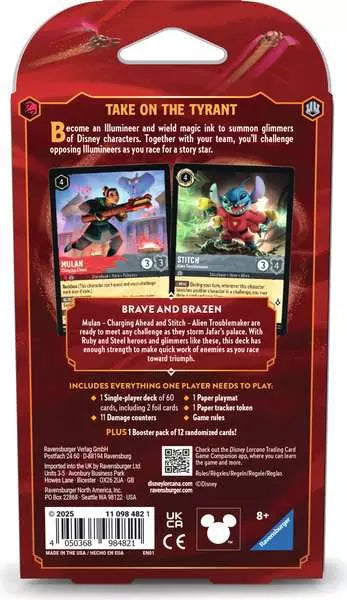 Disney Lorcana TCG - Reign of Jafar Starter Deck (Ruby & Steel) - Set 8