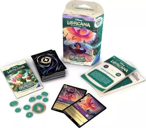 Disney Lorcana TCG - Archazia's Island Starter Deck (Amethyst & Steel) - Set 7