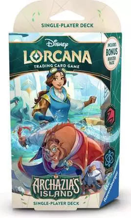 Disney Lorcana TCG - Archazia's Island Starter Deck (Ruby & Sapphire) - Set 7