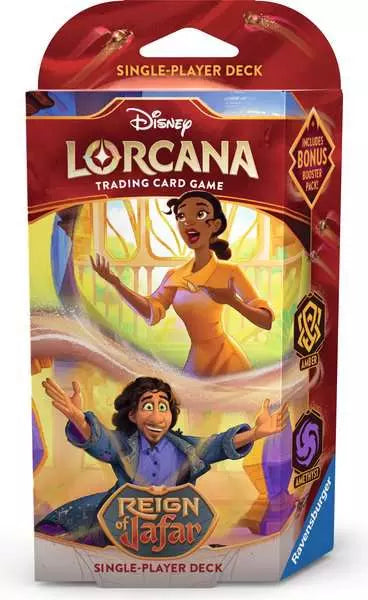 Disney Lorcana TCG - Reign of Jafar Starter Deck (Amber & Amethyst) - Set 8