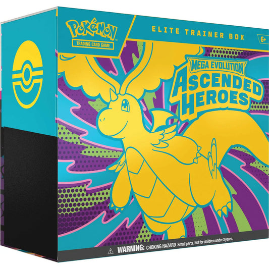 Pokémon TCG: Mega Evolution Ascended Heroes - Elite Trainer Box (ETB) (English)